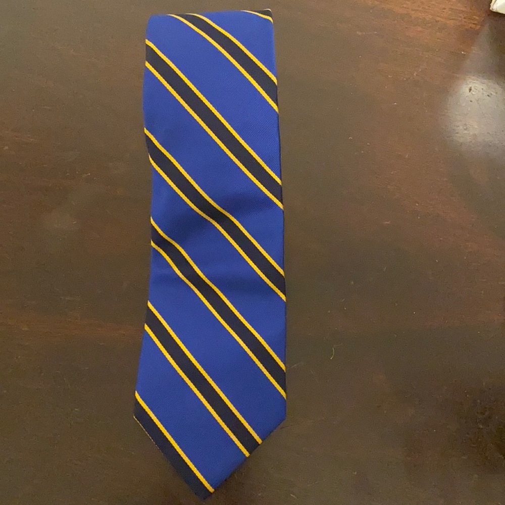 Blue, Navy and Gold Tie - Brooks Brothers